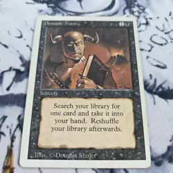 MTG Demonic Tutor Revised Edition LP - Image 1
