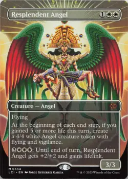 Resplendent Angel (Borderless) M The Lost Caverns of Ixalan 334 NM MTG - Image 1