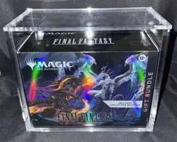 Magic MTG Final Fantasy Gift Bundle Premium Acrylic Magnet Protection Case - Image 1