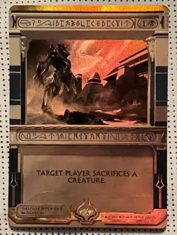Diabolic Edict Masterpiece Series: Amonkhet Invocations Foil - Image 1