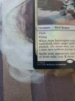 MTG Aven Interrupter Foil Outlaws Of Thunder Junction Rare NM 2024 - Image 4