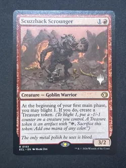 1 x Scuzzback Scrounger - Lorwyn Eclipsed - NM-Mint - MTG Promo Stamped - Image 1