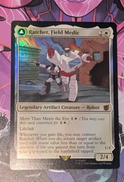 MTG Universes Beyond *FOIL* Mythic RATCHET FIELD MEDIC NM - Image 1