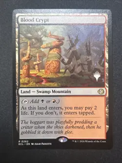 1 x Blood Crypt Lorwyn Eclipsed - NM-Mint - MTG Promo Stamped - Image 1
