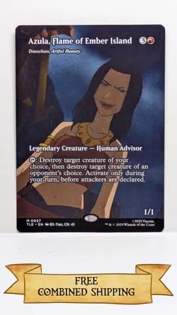 MTG Azula, Flame of Ember Island 0027 Regular (Borderless) - Image 1