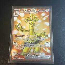 Gholdengo ex 231/182 Sv04: Paradox Rift Holo Pokemon TCG Full Art NM - Image 1