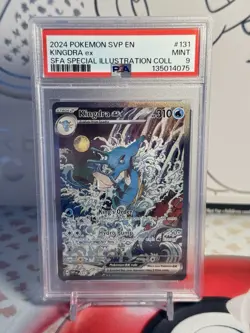 2024 POKEMON BLACK STAR PROMO #131 KINGDRA EX PSA 9 + #132 GRENINJA EX PSA 9 - Image 3