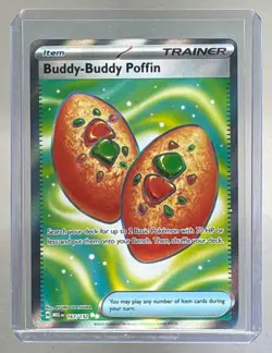 Buddy-Buddy Poffin 2025 Pokemon Mega Evolution - MEG EN #167/132 Ultra Rare - Image 1