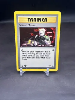 Pokemon 1st Edition Gym Heroes Secret Mission 118/132 NS1 - Image 1