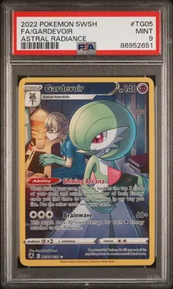 2022 Pokemon Astral Radiance Gardevoir FULL ART HOLO RARE PSA 9 MINT #TG05 - Image 1