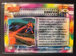 1998 Topps Pokemon Donphan #11 Mewtwo Strikes Back Blue Logo *NM-MT* - Image 2
