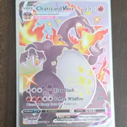 Pokemon Charizard VMAX SV107/SV122 Shining Fates Holo Rare VMAX 330HP - Image 1