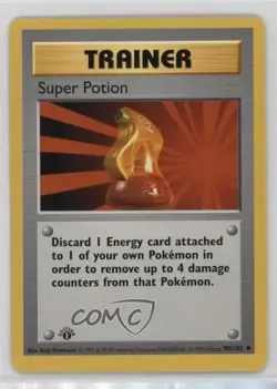 Super Potion Shadowless 1st Ed. Pokemon Base Set #90 1999 - Image 1