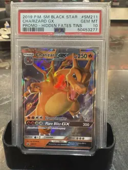 Pokemon TCG Charizard GX SM211 Black Star Promos Ultra Rare Holo PSA 10 GEM MT - Image 1
