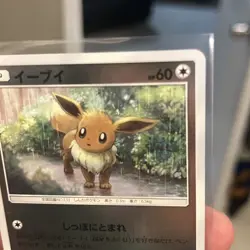 Pokemon Eevee 109/173 Reverse Holo Tag Team GX All Stars Japanese Pack Fresh - Image 4