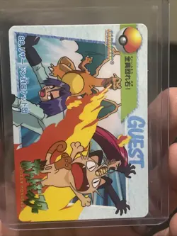 1998 Japanese Pokemon Carddass Charizard vs Team Rocket #89 - Image 1