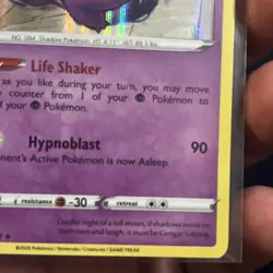 Pokemon Gengar 085/202 Holo Rare SWSH01 Sword and Shield Base Pack Fresh 🔥 - Image 4