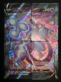 Pokemon Black Star Promo Mewtwo V Union Holo - Set of 4 - SWSH159 - SWSH162 NM - Image 1