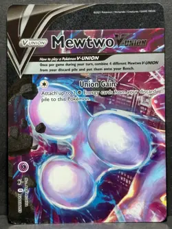 Pokemon Black Star Promo Mewtwo V Union Holo - Set of 4 - SWSH159 - SWSH162 NM - Image 2