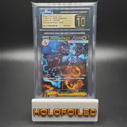 Mega Charizard X ex - 110/080 - Inferno X - Japanese Pokemon - CGC 10 Pristine - Image 1