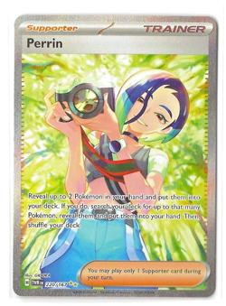 PERRIN Pokemon 220/167 Twilight Masquerade Special Illustration Rare MINT $ - Image 1