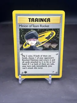 Pokemon 1st Edition Gym Heroes Minion of Team Rocket 113/132 NS1 - Image 1