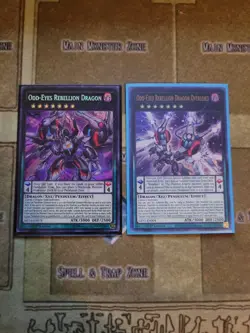 YUGIOH ODD-EYES REBELLION DRAGON MP16 SECRET + REBELLION DRAGON OVERLORD ULTRA - Image 1