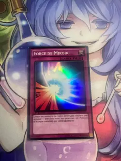 MIRROR FORCE FRENCH SUPER RARE YS13-ENV14 FRV14 LIGHT PLAY YUGIOH - Image 1