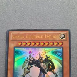 YuGiOh Sephylon, the Ultimate Time Lord JUMP-EN054 Limited Edition Ultra Rare LP - Image 3