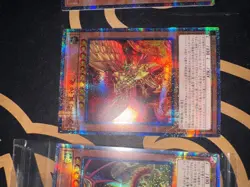 Japanese YuGiOh 20th Secret Rare Set Obelisk Slifer Ra (20DS-JP001;2 WP01-JP001) - Image 5