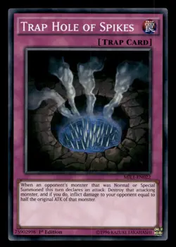 Trap Hole of Spikes MIL1-EN022 Super Rare Millennium Pack Yu-Gi-Oh NM - Image 1