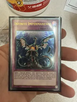 Yu-Gi-Oh Infinite Impermanence OP17-EN002 Ultimate Rare NM Condition. See Pics - Image 1