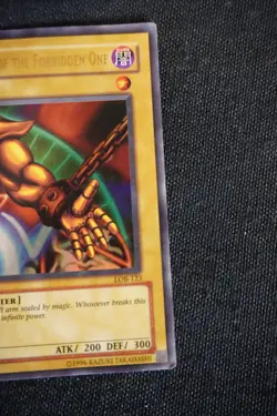 Yugioh: Left Arm Of The Forbidden One - LOB-123 - Ultra Rare - Unlimited -Crease - Image 2