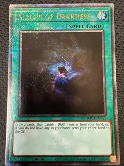 Allure of Darkness (Quarter Century Secret Rare) RA03-EN055 Yu-Gi-Oh! - Image 1