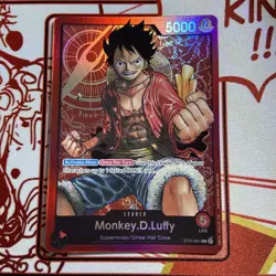 One Piece English Monkey.D.Luffy ST01-001 Leader Foil - Near Mint - Image 1
