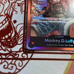One Piece English Monkey.D.Luffy ST01-001 Leader Foil - Near Mint - Image 2