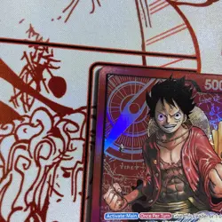One Piece English Monkey.D.Luffy ST01-001 Leader Foil - Near Mint - Image 5