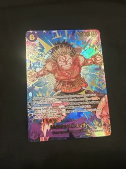 One Piece TCG Monkey.D.Luffy EB02-061 SEC SP 🔥🔥🔥 Super Clean! - Image 1