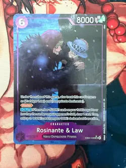 Rosinante & Law EB04-038 SR Alt Art One Piece TCG - Image 1