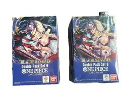 One Piece TCG: Double Pack Set 9 The Azure Sea's Seven - FACTORY SEALED! Lot-2 - Image 1