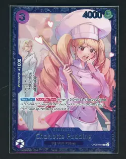 One Piece English Flagship Battle Prize Charlotte Pudding OP08-067 Sealed - Image 1