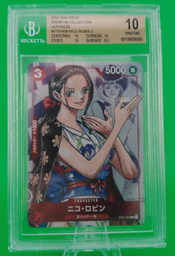 One Piece Nico Robin #008 Japanese Premium Collection 2022 ST01 BGS 10 - Image 1