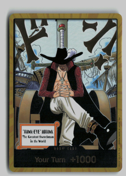 Gold DON!! Mihawk OP14 - The Azure Sea's Seven - ONE PIECE TCG - Image 1
