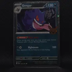 Pokemon TCG Gengar Cosmos Holo Card 057/091 Trick Or Trade - NM - Image 1