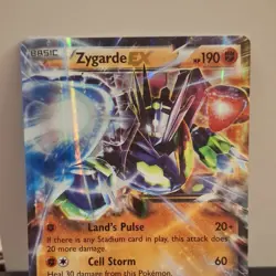Pokemon TCG Zygarde EX 54/124 Fates Collide Ultra Rare Holo NM Card 2016 - Image 2