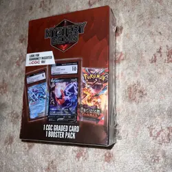 Mystery Gem Pokemon 1 CGC Graded Card And 1 Random Booster Pack 🔥💎 in hand - Image 1