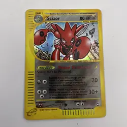 Pokemon Scizor Holo Rare Card 2002 H21/H32 Nintendo TCG Collectible T4408 - Image 1