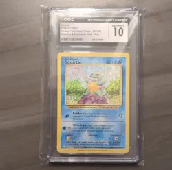 Pokemon Squirtle 2023 TCG Classic CGC 10 Gem Mint Holo Card 001/034 - Image 1