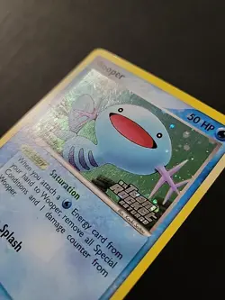 DMG/LP Pokemon Card - Wooper Team Rocket Returns 81/109 Reverse Holo Stamped - Image 4