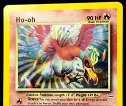 Pokemon Card Vintage Lot - Ho-oh 7/64 Neo Revelation Holo & Ho-oh Non Holo Rare - Image 3